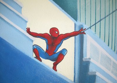 muurschildering-jongenskamer-spiderman