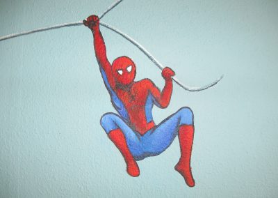 muurschildering-jongenskamer-spiderman