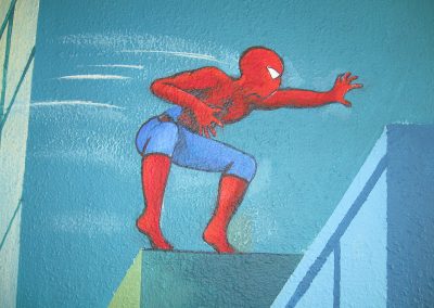 muurschildering-jongenskamer-spiderman