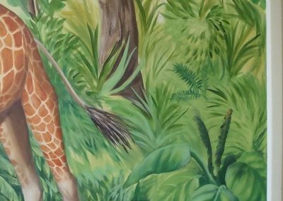 muurschildering kinderkamer jungle