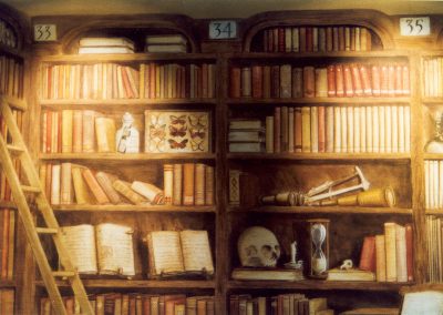 muurschildering-trompe-l'oeil-bibliotheek