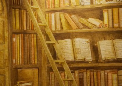 muurschildering-trompe-l'oeil-bibliotheek