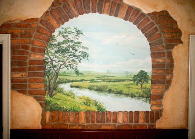 muurschildering-trompe-l'oeil-rivier
